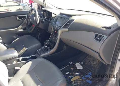 2014 Hyundai Elantra Limited from USA, damaged, VIN 5NPDH4AE6EH503117